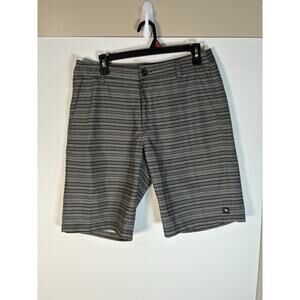 Rip Curl Boardwalk Surfer Walk Short Men’s Size 31 Gray striped Beach Shorts